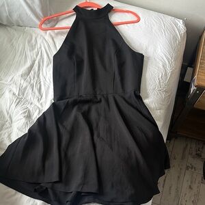 Naven Black Halter Mini Dress